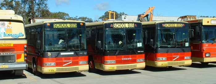 Toronto Bus Service Volvo B10M PMC 160 3, 16 & 26